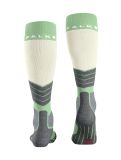 Vignette Falke, SK2 Intermediate chaussettes de ski femmes Quiet Green vert 