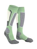 Vignette Falke, SK2 Intermediate chaussettes de ski femmes Quiet Green vert 