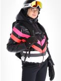 Vignette Sportalm Kitzbühel, Airbrush m.Kap.o.P. veste de ski femmes Black blanc, noir 