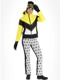 Vignette Sportalm Kitzbühel, Stockholm m.Kap.o.P. veste de ski femmes Blazing Yellow blanc, jaune, noir 