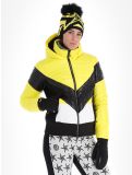 Vignette Sportalm Kitzbühel, Stockholm m.Kap.o.P. veste de ski femmes Blazing Yellow blanc, jaune, noir 