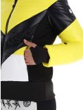 Vignette Sportalm Kitzbühel, Stockholm m.Kap.o.P. veste de ski femmes Blazing Yellow blanc, jaune, noir 