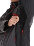 Vignette Spyder, Leader veste de ski hommes Polar gris, noir 