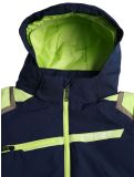 Vignette Spyder, Challenger veste de ski enfants True Navy bleu, vert 