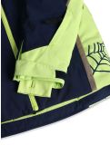 Vignette Spyder, Challenger veste de ski enfants True Navy bleu, vert 