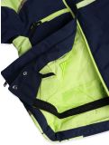 Vignette Spyder, Challenger veste de ski enfants True Navy bleu, vert 