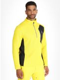 Vignette Spyder, Bandit 1/2 Zip pull de ski hommes Acid Yellow jaune 