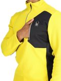 Vignette Spyder, Bandit 1/2 Zip pull de ski hommes Acid Yellow jaune 