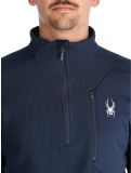 Vignette Spyder, Bandit 1/2 Zip pull de ski hommes True Navy bleu 