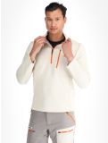 Vignette Spyder, Bandit 1/2 Zip pull de ski hommes Vanilla Latte beige 