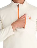 Vignette Spyder, Bandit 1/2 Zip pull de ski hommes Vanilla Latte beige 