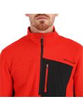 Vignette Spyder, Bandit Half Zip pull hommes volcano rouge 