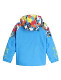 Vignette Spyder, Challenger veste de ski enfants Yeti Camo Aether Blue bleu 