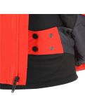 Vignette Spyder, Challenger veste de ski enfants volcano rouge 