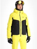 Vignette Spyder, Copper veste de ski hommes Acid Yellow jaune, noir 