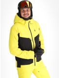 Vignette Spyder, Copper veste de ski hommes Acid Yellow jaune, noir 