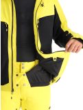 Vignette Spyder, Copper veste de ski hommes Acid Yellow jaune, noir 