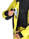 Vignette Spyder, Copper veste de ski hommes Acid Yellow jaune, noir 