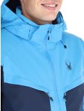 Vignette Spyder, Copper veste de ski hommes Aether Blue bleu 