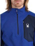 Vignette Spyder, Bandit 1/2 Zip pull de ski hommes Electric Blue bleu 