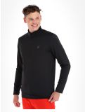 Vignette Spyder, Prospect 1/2 Zip pull de ski hommes Black noir 