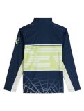 Vignette Spyder, Web 1/2 Zip pull de ski enfants True Navy bleu 