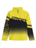 Vignette Spyder, Incline 1/2 Zip pull de ski enfants Acid Yellow jaune 