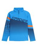 Vignette Spyder, Incline 1/2 Zip pull de ski enfants Aether Blue bleu 