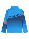 Vignette Spyder, Incline 1/2 Zip pull de ski enfants Aether Blue bleu 