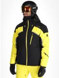 Vignette Spyder, Leader veste de ski hommes Acid Yellow jaune, noir 