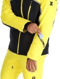 Vignette Spyder, Leader veste de ski hommes Acid Yellow jaune, noir 