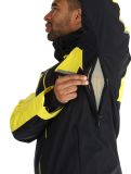 Vignette Spyder, Leader veste de ski hommes Acid Yellow jaune, noir 