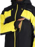 Vignette Spyder, Leader veste de ski hommes Acid Yellow jaune, noir 