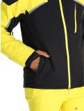 Vignette Spyder, Leader veste de ski hommes Acid Yellow jaune, noir 