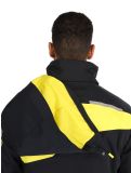 Vignette Spyder, Leader veste de ski hommes Acid Yellow jaune, noir 