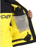 Vignette Spyder, Leader veste de ski hommes Acid Yellow jaune, noir 