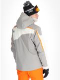 Vignette Spyder, Leader veste de ski hommes Concrete blanc, gris 