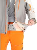 Vignette Spyder, Leader veste de ski hommes Concrete blanc, gris 