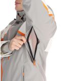 Vignette Spyder, Leader veste de ski hommes Concrete blanc, gris 