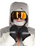 Vignette Spyder, Leader veste de ski hommes Concrete blanc, gris 