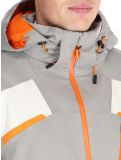 Vignette Spyder, Leader veste de ski hommes Concrete blanc, gris 