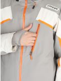 Vignette Spyder, Leader veste de ski hommes Concrete blanc, gris 