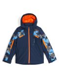 Vignette Spyder, Leader veste de ski enfants Camouflage Aether Blue bleu 