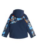 Vignette Spyder, Leader veste de ski enfants Camouflage Aether Blue bleu 