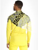 Vignette Spyder, Legacy 1/2 Zip pull de ski hommes Acid Yellow jaune 