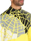 Vignette Spyder, Legacy 1/2 Zip pull de ski hommes Acid Yellow jaune 