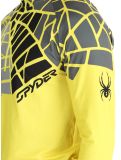 Vignette Spyder, Legacy 1/2 Zip pull de ski hommes Acid Yellow jaune 