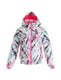 Vignette Spyder, Lola veste de ski enfants impress print blanc 