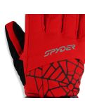 Vignette Spyder, Overweb gants de ski enfants Spyder Red rouge 