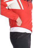 Vignette Spyder, Podium 1/2 Zip pull de ski hommes Spyder Red rouge 